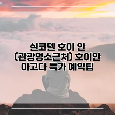 실코텔 호이 안 (관광명소근처) 호이안 아고다 특가 예약팁